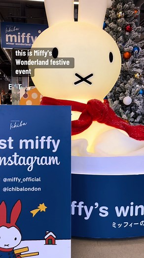 Miffy Winter Wonderland Pop-Up Event at Japan Centre Ichiba in Westfield London