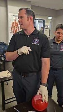 Needle Decompression with Paramedic students