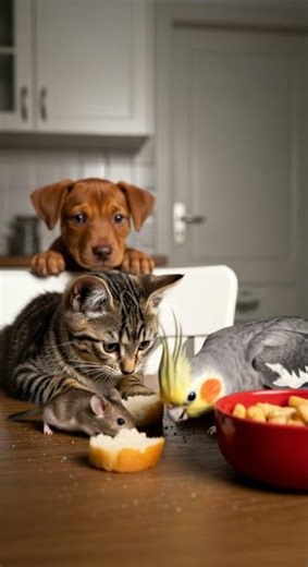 Waiting for a bite like… Can I have some tasty snack now #foodie #snacktime #yum