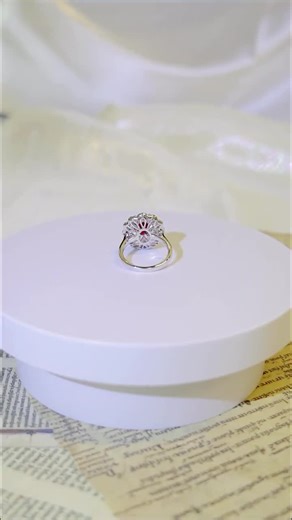 2 Carat Oval Lab Grown Ruby Engagement Ring, Ruby Stone Ring, Red Gemstone Ring, Halo Ring, Ruby Promise Ring, July Birthstone Ring - Etsy