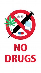 No Drugs No Drugs Sign Vertical Stock Footage Video (100% Royalty-free) 3760255681 | Shutterstock