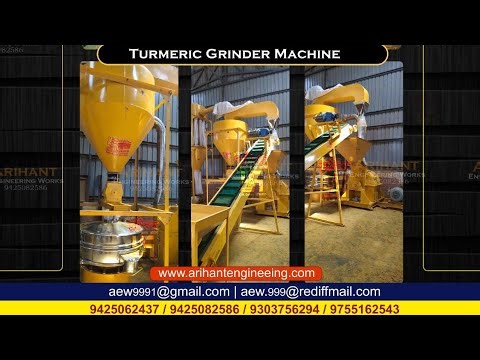AUTOMATIC TURMERIC POWDER MAKING MACHINE, TURMERIC PLANT,HALDI PLANT ,TURMERIC GRINDER MACHINE,HALDI