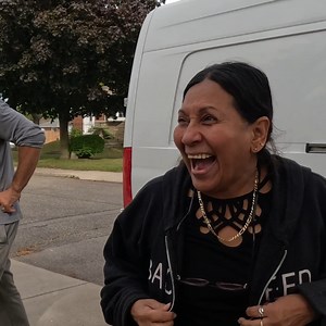We Knocked on Random Homeowner's Door and Surprised Them with a FREE Roof–Their Reaction Says It All! | Rudan Brothers