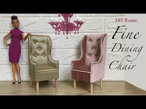 DIY Barbie Fine Dining Chair