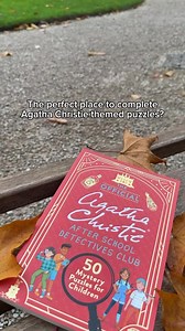 Spotted at Greenway 👀 The Official Agatha Christie After School Detectives Club contains fifty mind-boggling mystery puzzles for children. Shop now: https://bit.ly/AfterSchoolPuzzles | Agatha Christie