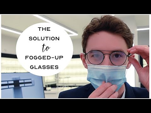 The BEST way to stop your glasses fogging up?