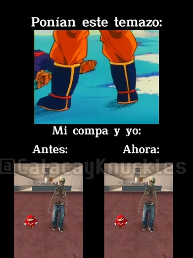 Rap de Dragon Ball: Calaca y Knuckles