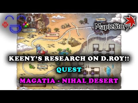 Keeny's Research on D.Roy!! | Nihal Desert | Maplestory