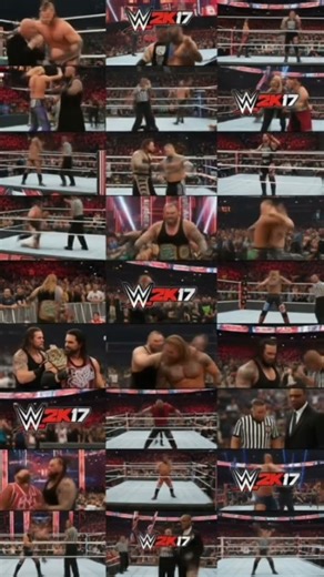 "Unbelievable WWE 2K17 Moments Caught in 10 Seconds! 😱🔥"#wwe #shorts