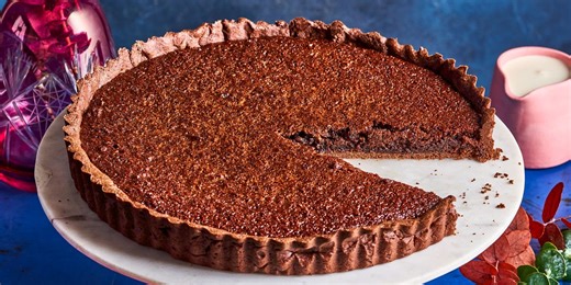 Chocolatey Treacle Tart