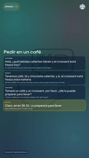 Can You Understand This Spanish? | A1 Listening Test (Ordering at a cafe)
