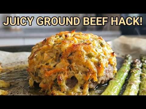 Oven Baked Ground Beef Patties with Creamy Vegetable Egg Sauce – Simple Weeknight Dinner