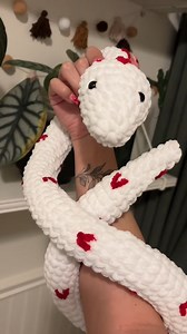 Ssssshe’s perfect 🥺 #crochet #heartsnake #snake #crochetsnake #valentinesday #heart #crafting #crafty #diy #crocheting #crochetlove #Amigurumi #amigurumilove #plushies #crochetplushies #crochetinspo #crochetideas | Crochet World