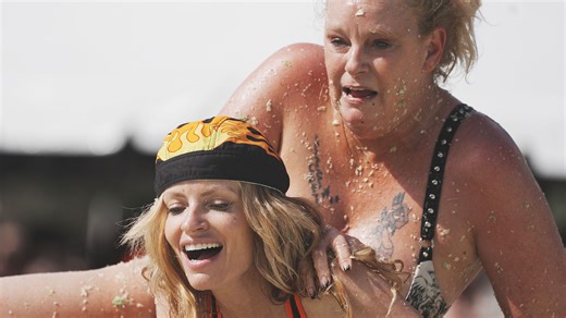 Coleslaw wrestling at Cabbage Patch Bar is Daytona Bike Week tradition