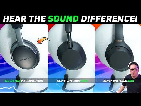 ANC KING! 👑 Bose QC Ultra Headphones Review vs Sony WH-1000XM5 vs WH-1000XM4