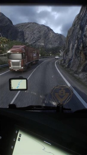 Realistic Graphic Dashcam | Ep.4- Euro Truck Simulator2 Gameplay Logitech G29 Truck Wheel #shorts