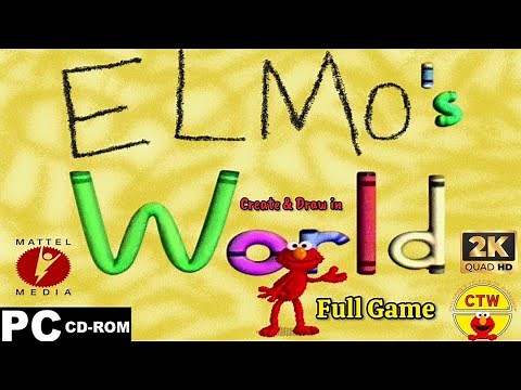 Sesame Street: Create & Draw in Elmo's World (1999) PC Gameplay - 2K60fps