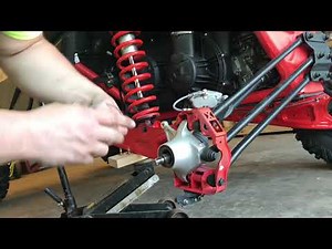 Can-am X3 wheel bearing grease - How To
