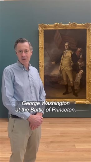 Princeton University Art Museum on Instagram: "Behind the scenes in the new Museum 👀 We caught up with Karl Kusserow, John Wilmerding Senior Curator of American Art, as the first painting was installed! 🔎 Learn more about this piece in our collections search, linked in our bio! #PrincetonUniversityArtMuseum #GeorgeWashington #CharlesWilsonPeale"