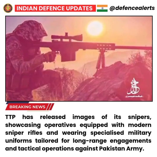 9K views · 371 reactions | #TTP has released images of its snipers, showcasing operatives equipped with modern #sniper rifles and wearing specialised military uniforms tailored for long-range engagements and tactical operations against #Pakistan Army. | Indian Defence Updates | Facebook