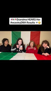 333K views · 2.2K reactions |  Grandma HEARS her AncestryDNA Results 藍 #italianamerican #italian #ancestrydna #italy #italia | Modern Italian American | Facebook