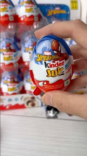 Kinder Joy Spider Man ASMR unboxing video