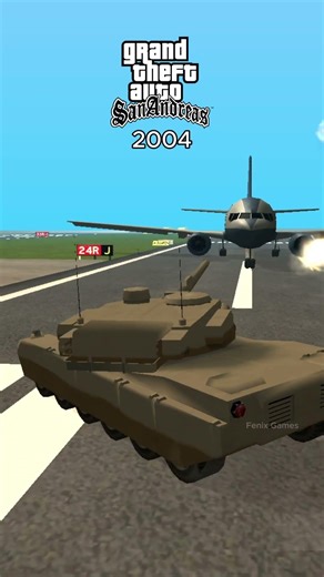 Evolution Rhino vs Airplane in GTA GAMEs