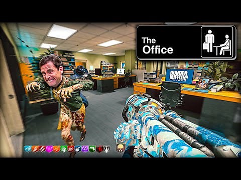 Beating THE OFFICE Zombies Map... (Black Ops 3)