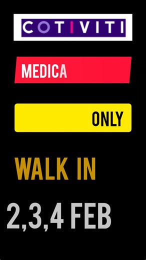 Medicaljobs on Instagram: "*COTIVITI* WALK-IN DRIVE CPC CERTIFIED FRESHERS Walkin Date - 2-4th Feb 26,Coimbatore. *Role*: Medical Coder *Eligibility Criteria*: *Candidates with 0-1 year of experience in medical coding are eligible. *Only Life Science graduates are eligible *Life sciences graduates with CPC/CRC/CCS certification. *Life sciences graduates who have completed medical coding training can also apply *Active certification through AAPC / AHIMA is Mandatory *Good subject knowledge Anatom