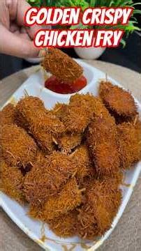 Golden Chicken Fry | Ramadan Special Crispy Chicken Fry Recipe | Easy & Crunchy Iftar Snack 🍗✨