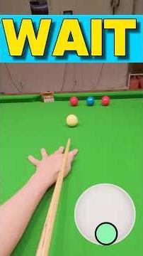 Snooker Practice Break Wait For Chance 🫷GoPro Headcam POV