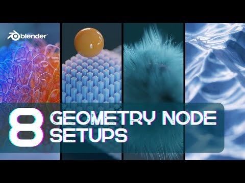 Blender - Top 8 Geometry Node Setups