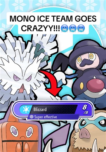 MONO ICE TEAM GOES CRAZYY!!!🥶🥶🥶THE OPPONENT FORFEITS😭🙏#pokemon #pokemontiktok #pokemonchampions #pokemonvgc #pokemonfan