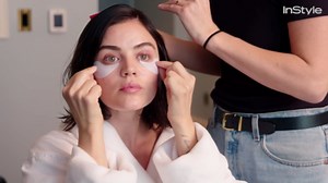 Lucy Hale Gets Ready for the Red Carpet | InStyle