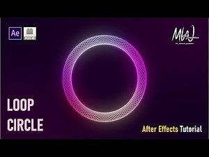 How To Create An Animated Loop Circle | After Effects Tutorial