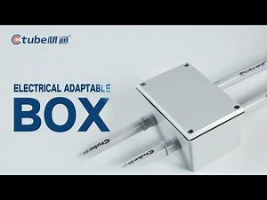 Ctube Electrical Box Waterproof & UV Resistance PVC Switch Gang Adaptable Boxes - Grey