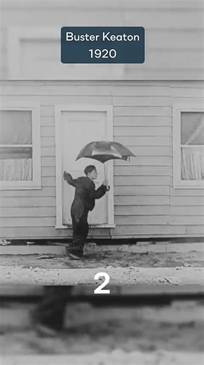 Great scene from Buster Keaton’s One Week from 1920