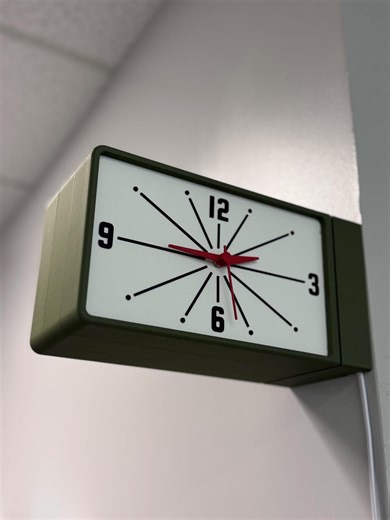 Meridian Wall Clock | Mid-century Modern Illuminated Retro Decor (plug-in) - Etsy