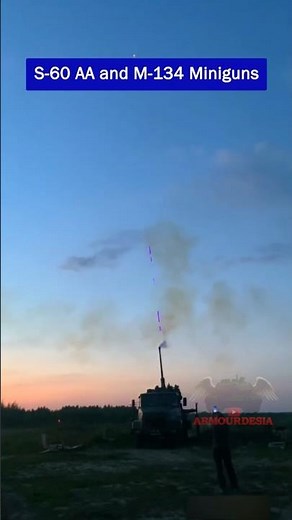 S-60 Anti-Aircraft Gun in Action Against Geran Drones!