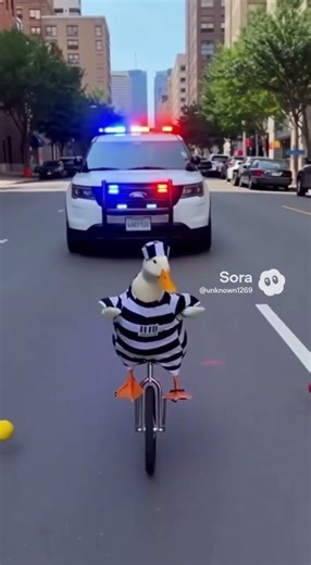 Why was Daniel arrested? Guess in the comments? #guess #ai #funnyanimal #duck #daniel #animal #ducks