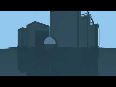 Java RayTracer Rotating Buildings