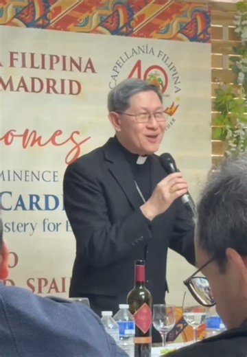 Cardinal Tagle singing Handog ❤️ 🎥C.A. Gascon #cardinaltagle #fypシ゚ #fyp #catholic #adorable