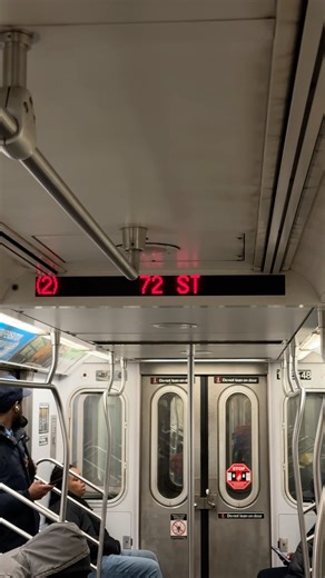 R142 (2) Train late night transfer announcements at 72nd Street #nyc #nycta #nyctransit #mta #subway