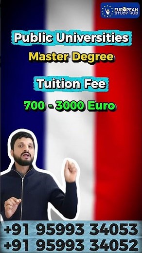 Study in France Public Universities 2026 | Cheapest Masters Programs in Europe | Masters in France