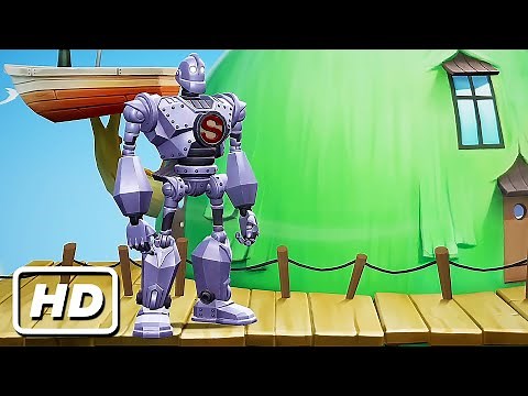 MULTIVERSUS (2022) Iron Giant GAMEPLAY TRAILER!