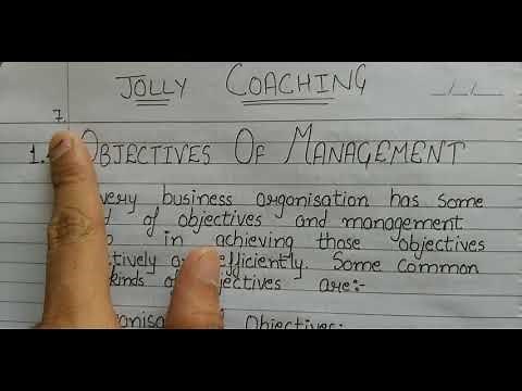 CH-1-Business Studies 👉WRITTEN NOTES👈 by JOLLY Coaching ||Ch-1-Nature of management All topics