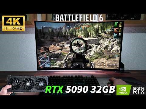Battlefield 6 - RTX 5090 32GB - Ryzen 7 9800X3D | Alienware OLED AW3225QF 32"