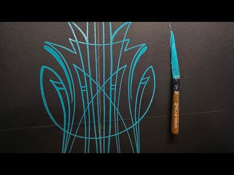 Real Time Pinstriping Design, step by step