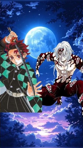 Demon King Tanjiro vs All Upper Moons 😈🔥#shorts