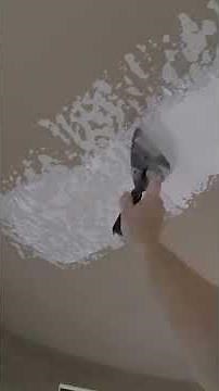 skip trowel drywall texture with sand #home #homeimprovement